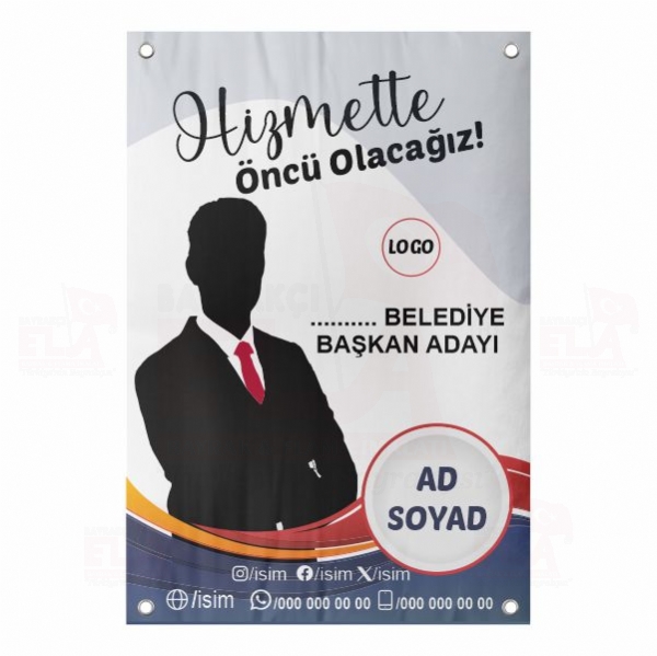 30x40 Branda Vinil Belediye Afi�i