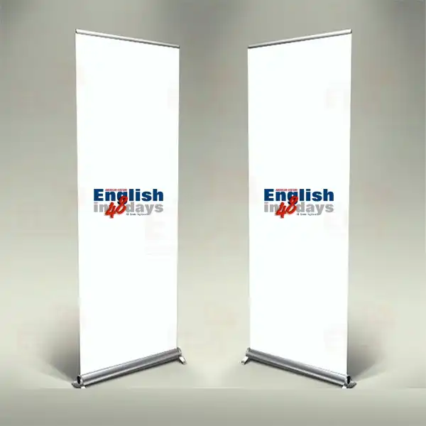 48 Gnde English Banner Roll Up