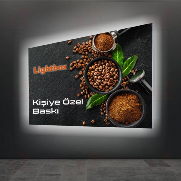 50x150 Lightbox Bask� I��kl� Light box kuma� bask�