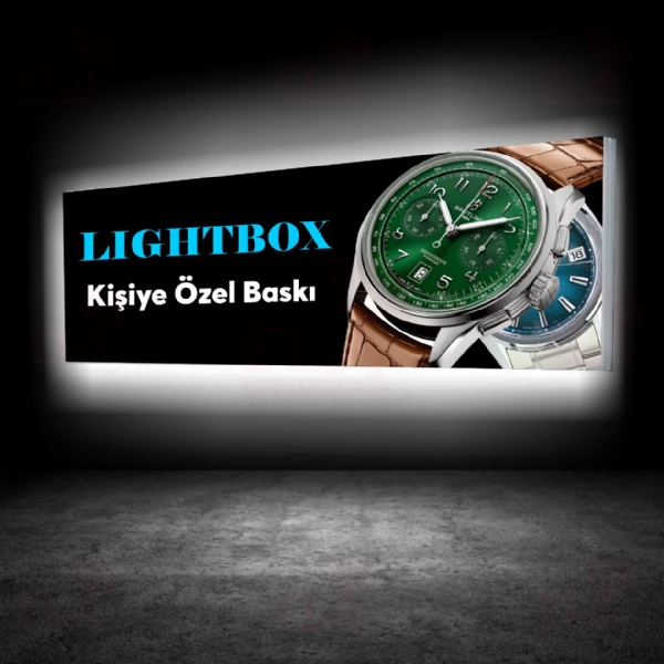 50x300 Lightbox Bask� I��kl� Light box kuma� bask�
