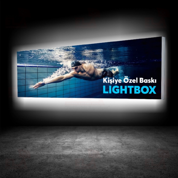 50x400 Lightbox Bask� I��kl� Light box kuma� bask�