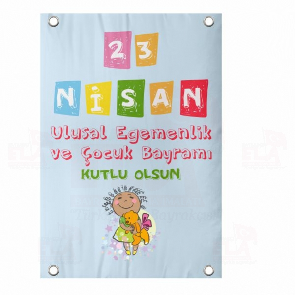 50x70 Branda Vinil 23 Nisan Afi�i