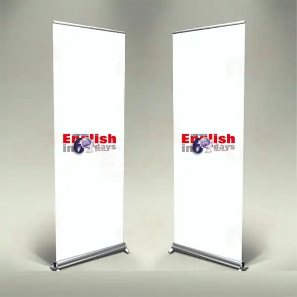 60 Gnde English Banner Roll Up