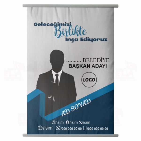 80x120 Branda Vinil Belediye Afi�i
