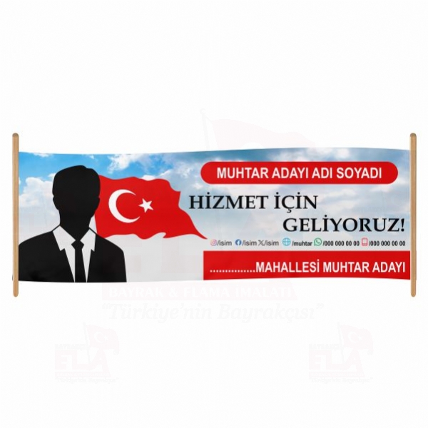80x200 Branda Vinil Muhtar Afi�leri