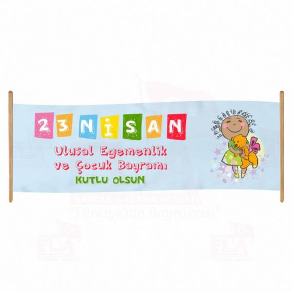 80x400 Branda Vinil 23 Nisan Afi�leri