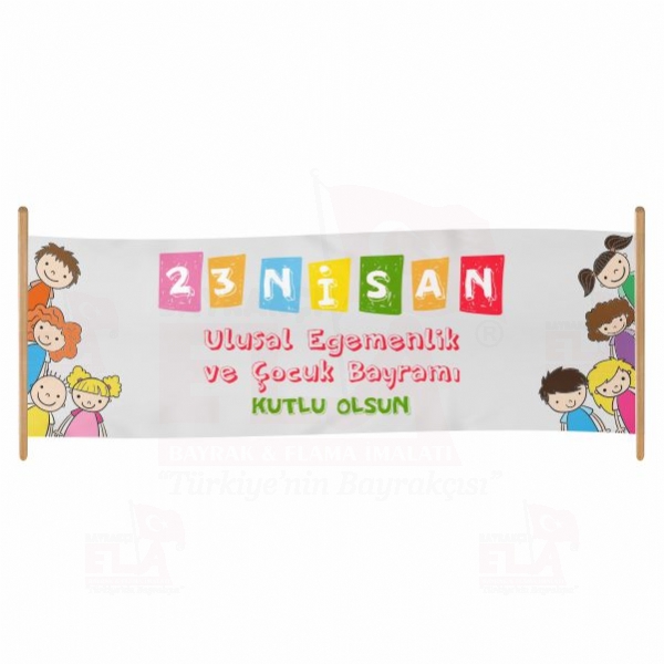 80x600 Branda Vinil 23 Nisan Afi�leri