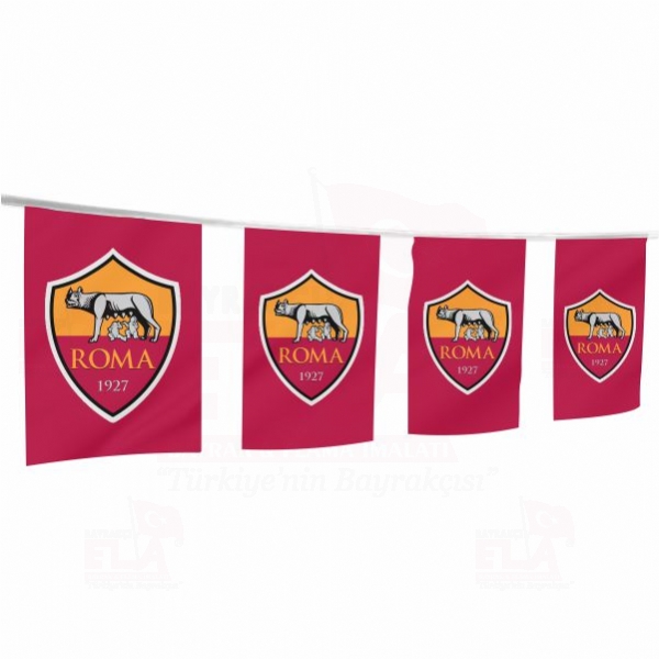 AS Roma �pe Dizili Flamalar ve Bayraklar