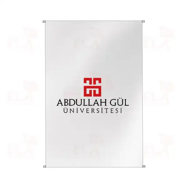 Abdullah Gül Üniversitesi Bina Boyu Bayraklar
