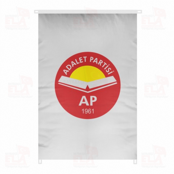 Adalet Partisi Bina Boyu Bayraklar