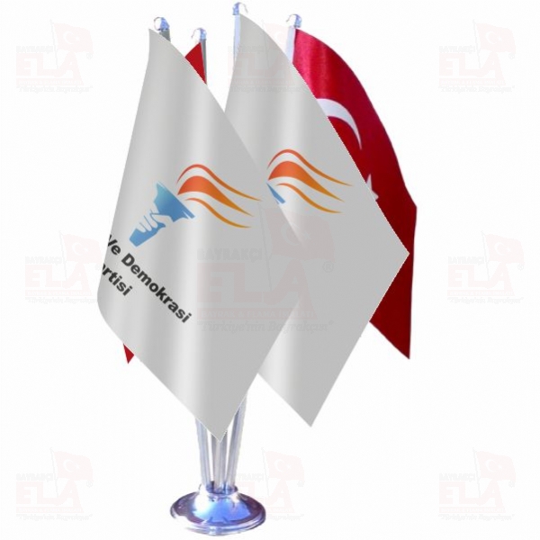Adalet ve Demokrasi Partisi D�rtl� �zel Masa Bayra��