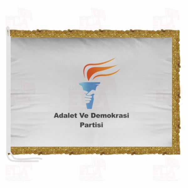 Adalet ve Demokrasi Partisi Saten Makam Flamas�
