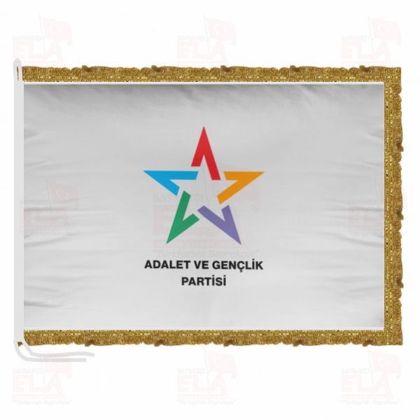 Adalet ve Gen�lik Partisi Saten Makam Flamas�