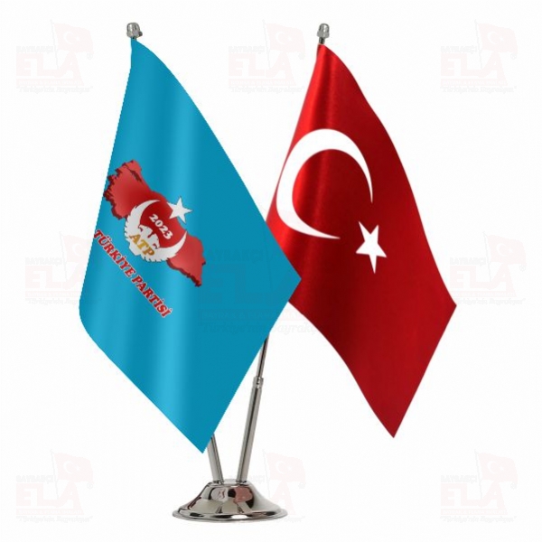 Adil T�rkiye Partisi 2 li Masa Bayra��