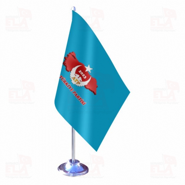 Adil T�rkiye Partisi Tekli Masa Bayra��