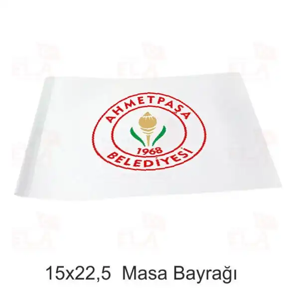 Ahmetpaşa Belediyesi Masa Bayrağı