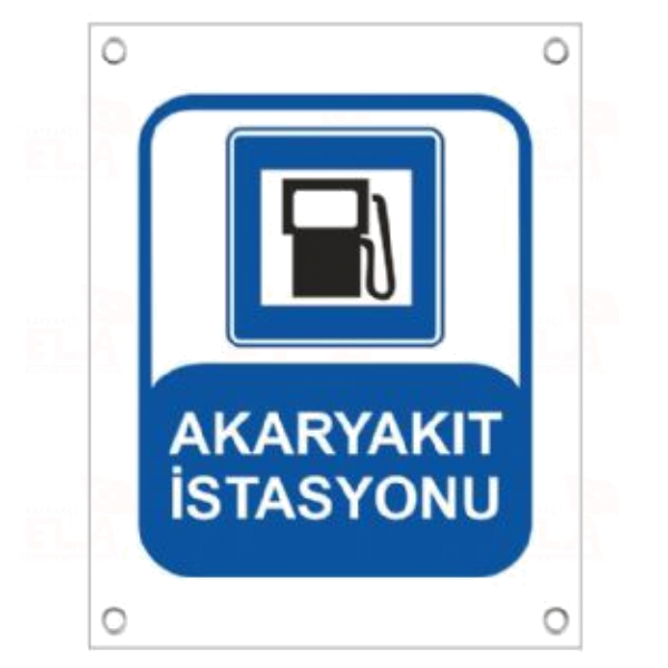 Akaryak�t �stasyonu Afi�i