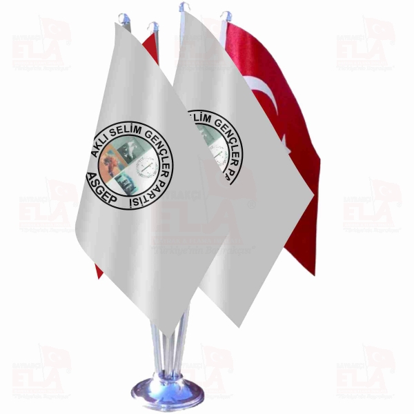 Akl� Selim Gen�ler Partisi D�rtl� �zel Masa Bayra��
