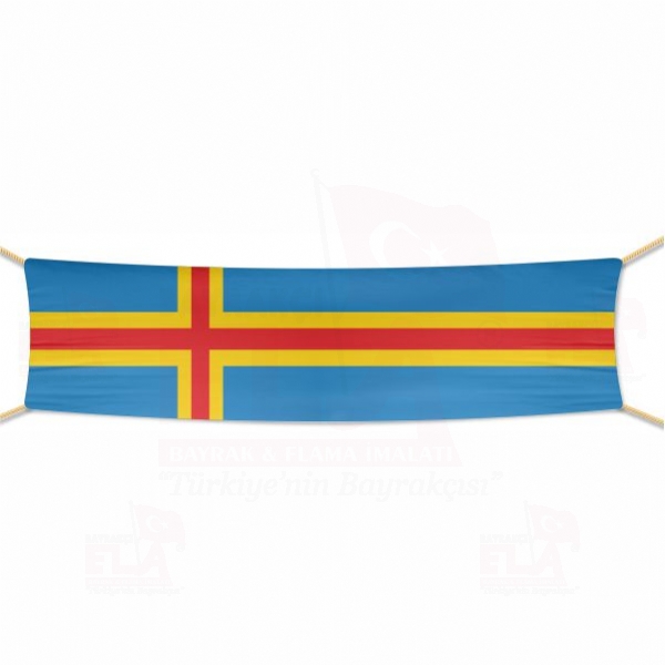 Aland Afi� ve Pankartlar