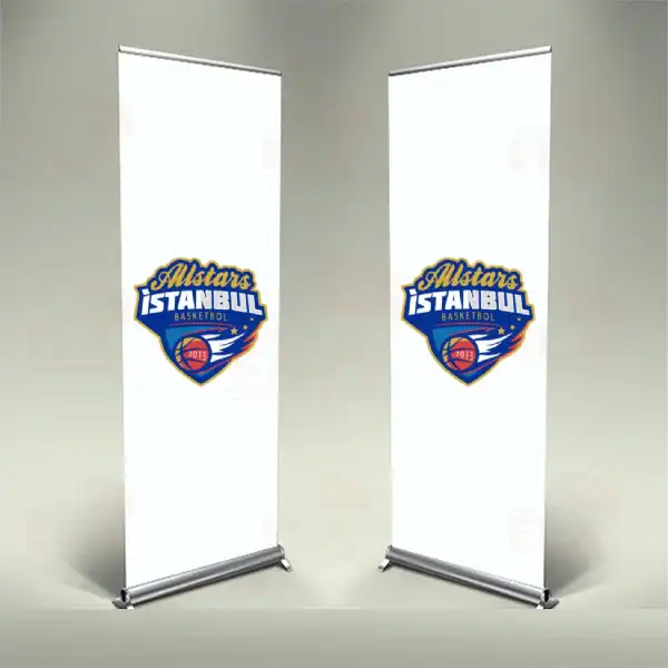Allstars stanbul Basketbol Banner Roll Up
