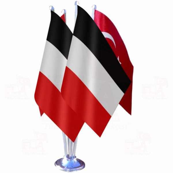 Alman �mparatorlu�u D�rtl� �zel Masa Bayra��