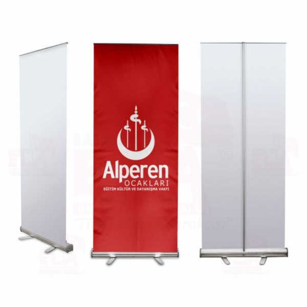 Alperen Ocaklar� K�rm�z� Banner Roll Up