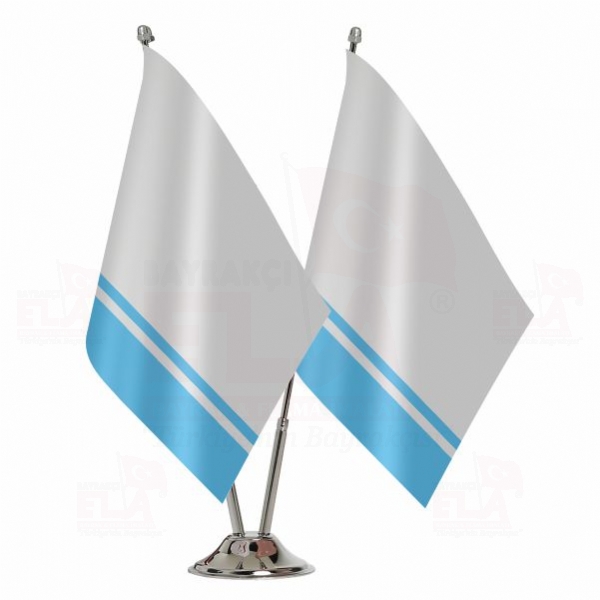 Altay Cumhuriyeti İkili Masa Bayrağı