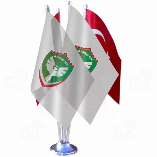 Amed SFK D�rtl� �zel Masa Bayra��