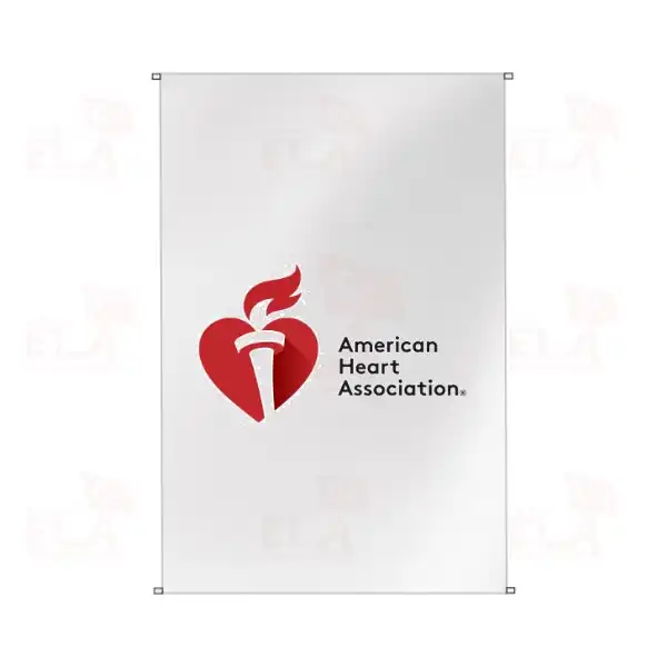 American Heart Association Bina Boyu Bayraklar
