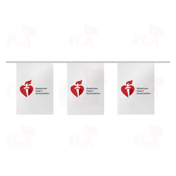 American Heart Association pe Dizili Flamalar ve Bayraklar
