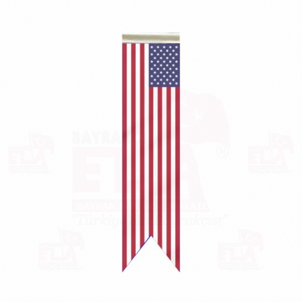Amerika Birleik Devletleri zel Logolu Masa Bayra