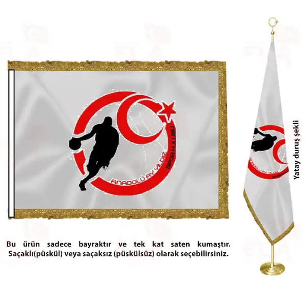 Anadolu Ay Yıldız Spor Kulübü Saten Makam Flaması