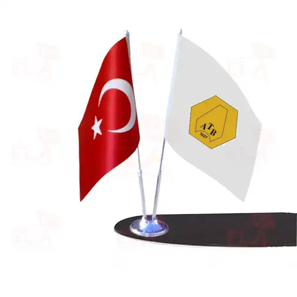 Ankara Ticaret Borsası 2 li Masa Bayrağı