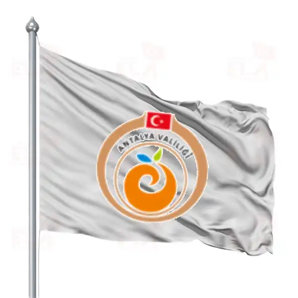 Antalya Valilii Gnder Flamas ve Bayraklar