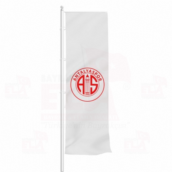 Antalyaspor Yatay Çekilen Flamalar ve Bayraklar