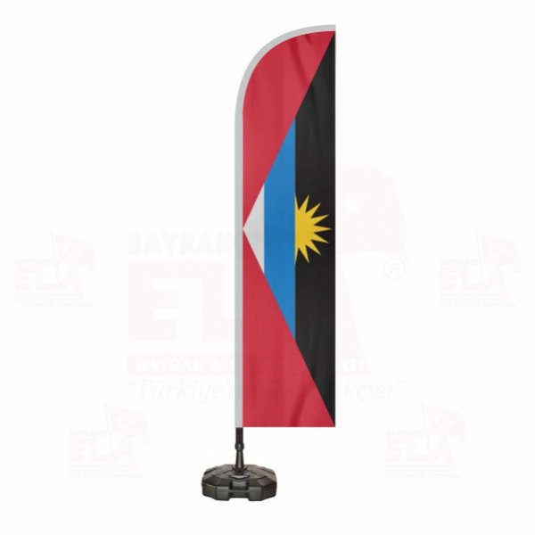 Antigua ve Barbuda Plaj Bayra�� ve Yelken Bayra��