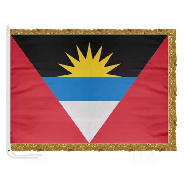 Antigua ve Barbuda Saten Makam Flaması