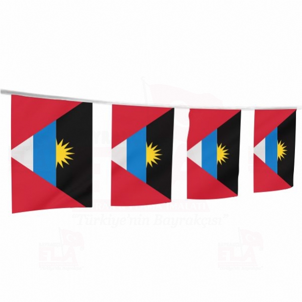 Antigua ve Barbuda İpe Dizili Flamalar ve Bayraklar