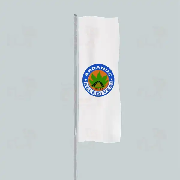 Ardanu Belediyesi Yatay ekilen Flamalar ve Bayraklar