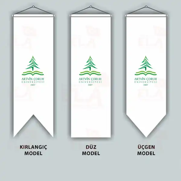 Artvin Çoruh Üniversitesi Kırlangıç Flamalar Bayraklar