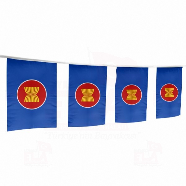 Asean �pe Dizili Flamalar ve Bayraklar