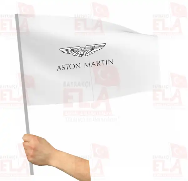 Aston Martin Sopal Bayrak ve Flamalar