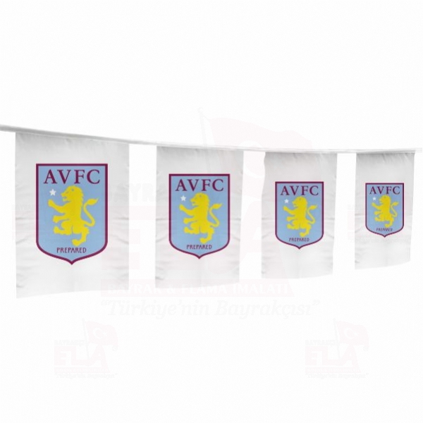 Aston Villa �pe Dizili Flamalar ve Bayraklar