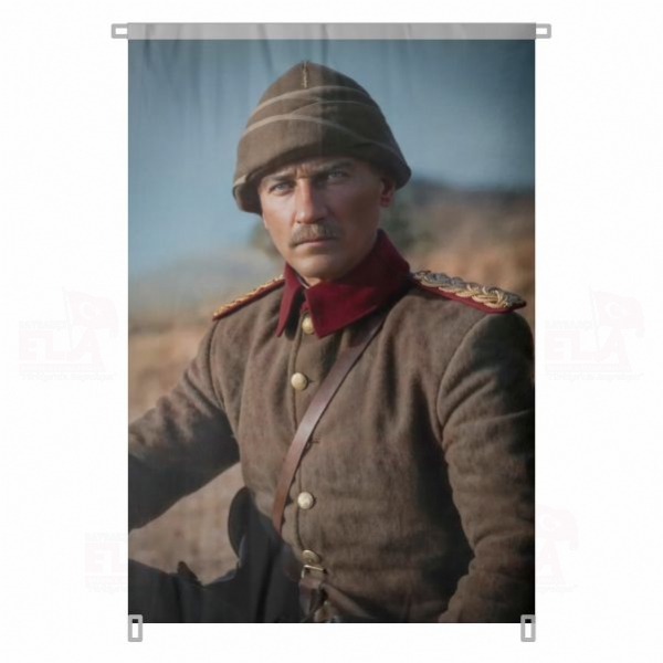 Atat�rk Portresi Cumhuriyetin I����nda Bir Lider En G�zel Atat�rk Resimleri Bez Atat�rk Posteri B�y�k Atat�rk Portresi Bina Boyu Atat�rk Posterleri No 76