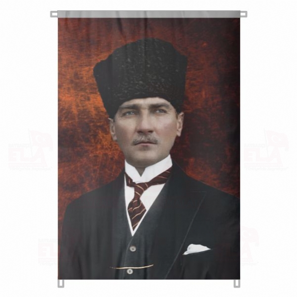 Atatrk Portresi Laik Demokratik Trkiye nin mzas En Gzel Atatrk Resimleri Bez Atatrk Posteri Byk Atatrk Portresi Bina Boyu Atatrk Posterleri No 9