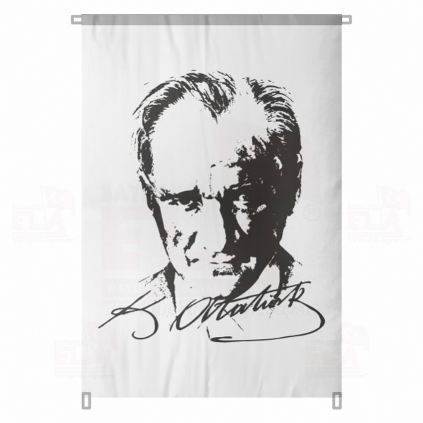 Atat�rk Portresi Laiklik ve Demokrasi Savunucusu En G�zel Atat�rk Resimleri Bez Atat�rk Posteri B�y�k Atat�rk Portresi Bina Boyu Atat�rk Posterleri No 80