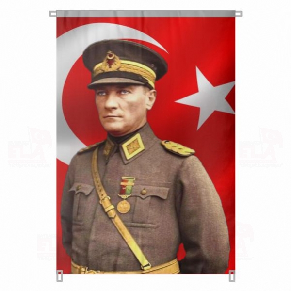 Atat�rk Posterleri Gelece�e Y�r�yen T�rkiye En G�zel Atat�rk Resimleri Bez Atat�rk Posteri B�y�k Atat�rk Portresi Bina Boyu Atat�rk Posterleri No 53