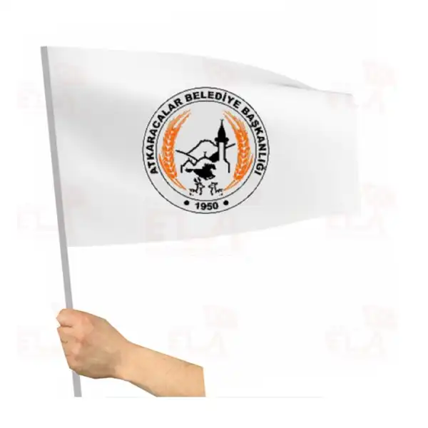 Atkaracalar Belediyesi Sopalı Bayrak ve Flamalar