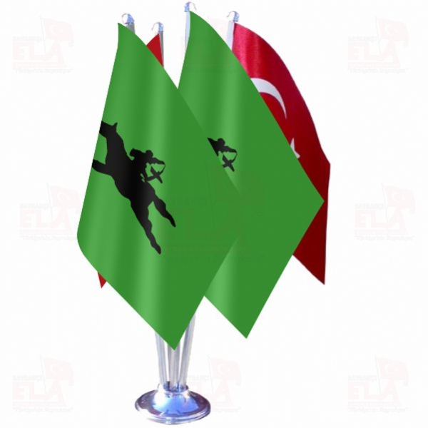 Avar Ka�anl��� D�rtl� �zel Masa Bayra��