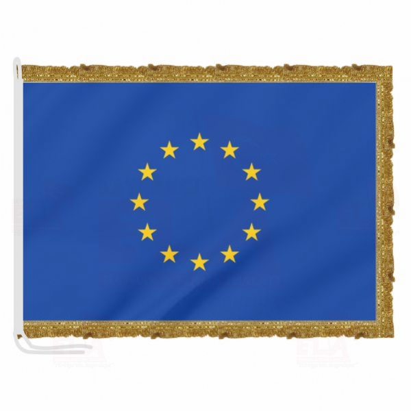 Avrupa Birliği Saten Makam Flaması